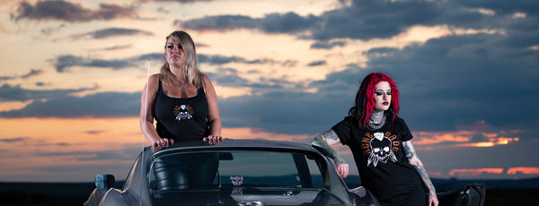 Womens Graphic Skull Tees - Renegade CC