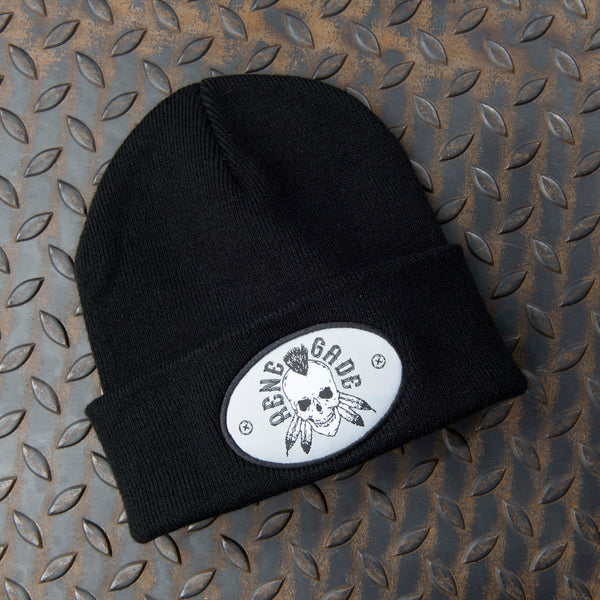 Black Graphic Beanie - Renegade Clothing Company Ltd