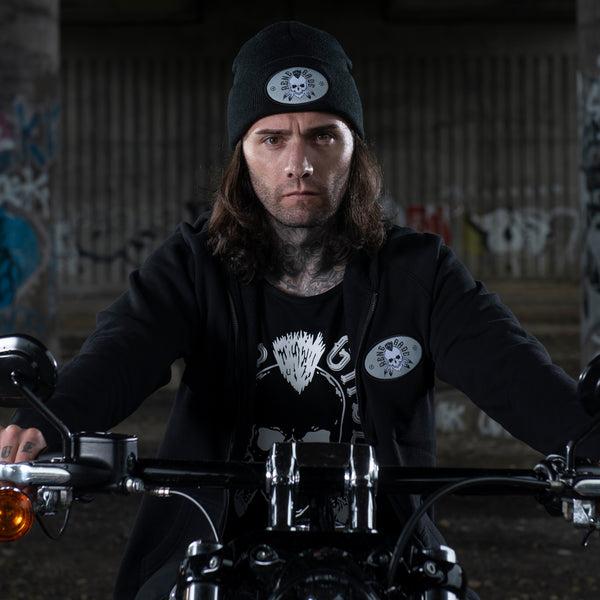 Cuffed Black Beanie - Renegade Clothing Company Ltd